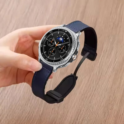 Leather Strap Samsung Galaxy Watch Classic 44mm 40mm 46mm Bracelet with Magnetic Band