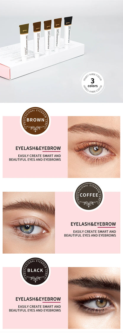 ICONSIGN Eyelash & Eyebrow Dye Tint Kit — Brow Enhancer & Mascara Lift