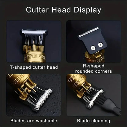 T9 Professional Hair Clipper for Men – Electric Cutting Machine, Rechargeable Barber Shaver