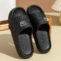 Lightweight Bear-Print Slippers – Soft, Non-Slip Indoor Footwear for Men & Women