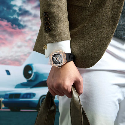 New ONOLA Men’s Watch 2022: diamond-inlay, quartz accuracy, waterproof.
