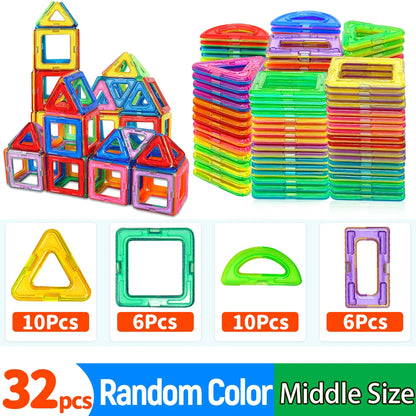 STEM Learning Magnetic Blocks — Medium DIY Construction Toys