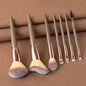 10-Piece Soft Fluffy Makeup Brush Set – Foundation, Powder, Eyeshadow, Kabuki