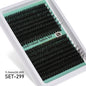 600pcs DIY Eyelash Extensions Kit — Thick Fluffy 30D/100D, Mix Length
