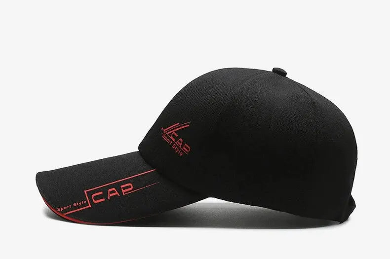 Men’s Summer Long-Brim Hat — Baseball Cap, Outdoor Sun Shield, Fishing & Hiking