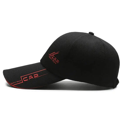Men’s Summer Long-Brim Hat — Baseball Cap, Outdoor Sun Shield, Fishing & Hiking