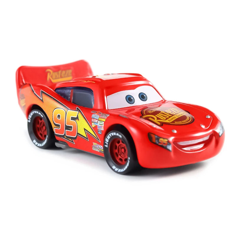 Cars 1:55 Die-Cast Toy Cars (Disney Pixar) – Lightning McQueen, Chick Hicks, The King, Jackson Storm