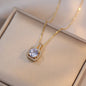 Fashion Square Zircon Necklace Earrings Ring Set For Women Luxury Wedding Engagement & Party Jewelry Set