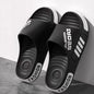 48-49 Men's Summer Slippers — Flat Sole, Open-Toe Slides for Women & Men