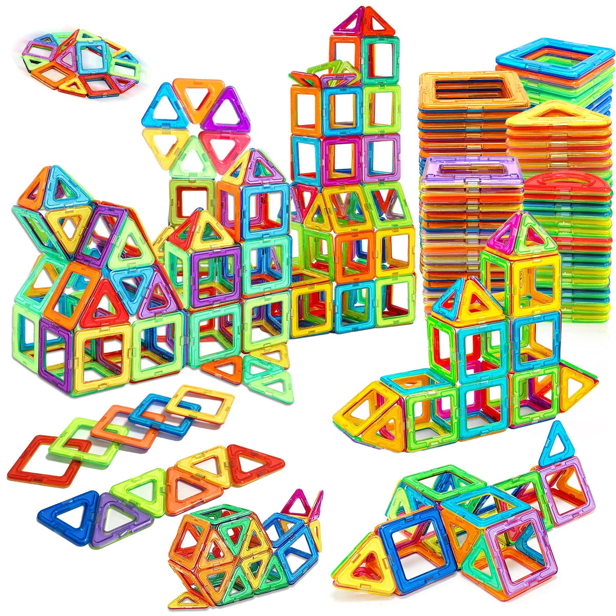 STEM Learning Magnetic Blocks — Medium DIY Construction Toys
