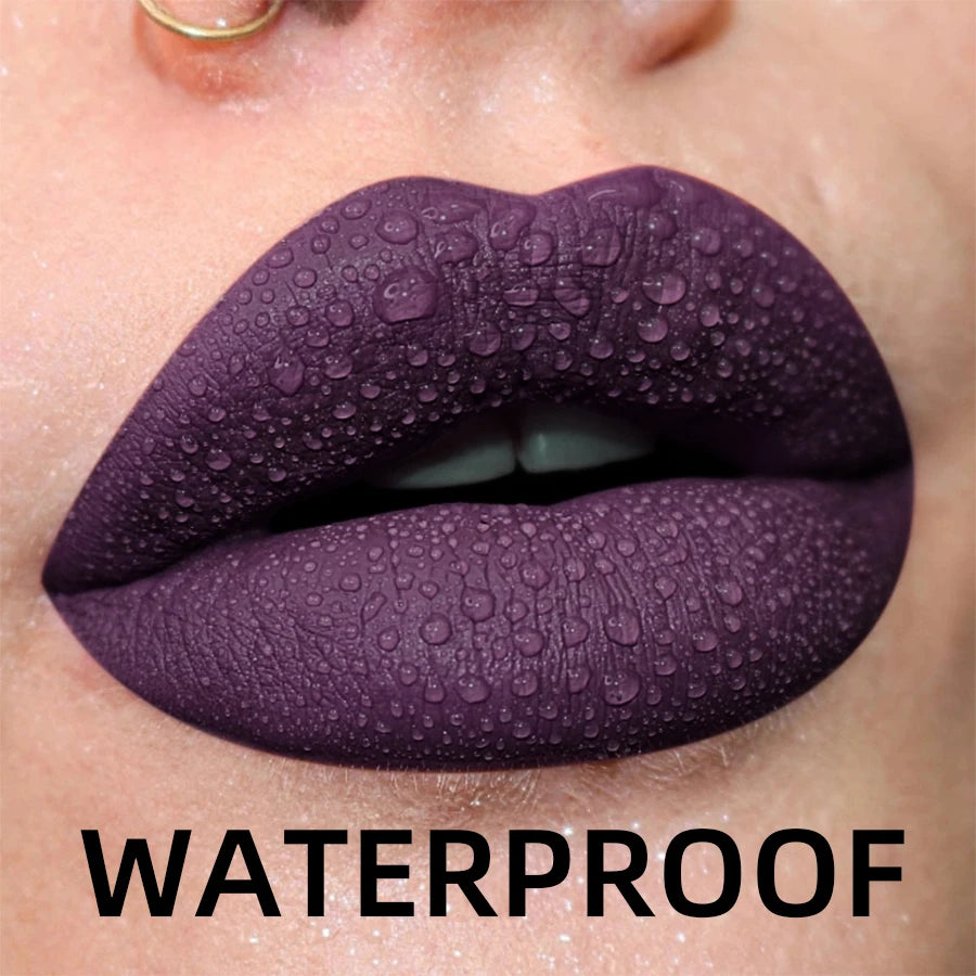 Matte Velvet Lip Gloss Collection – 19 Colors (Waterproof Liquid Lipstick & Lip Gloss)