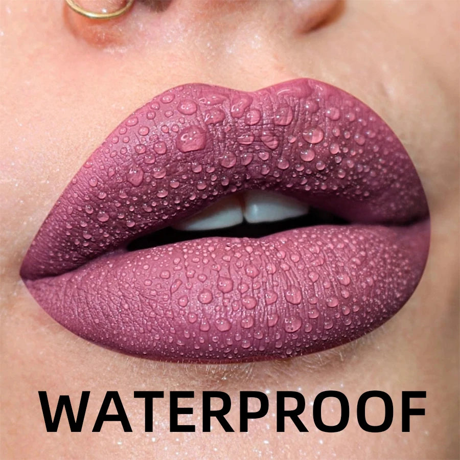 Matte Velvet Lip Gloss Collection – 19 Colors (Waterproof Liquid Lipstick & Lip Gloss)
