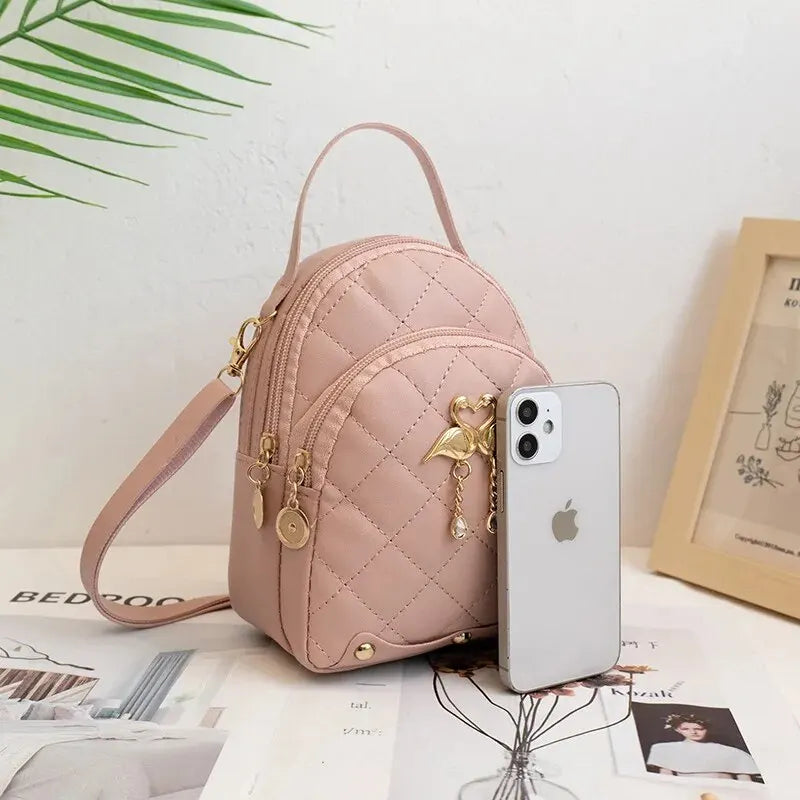 Ladies’ Fashion Backpack by Rilibegan — Ins New Style, Mini Crossbody/Backpack