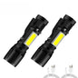 High Power  2000LM USB-Rechargeable Tactical LED Flashlight with Zoom Lanter