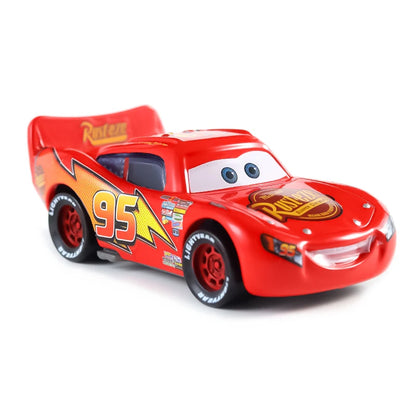Cars 1:55 Die-Cast Toy Cars (Disney Pixar) – Lightning McQueen, Chick Hicks, The King, Jackson Storm