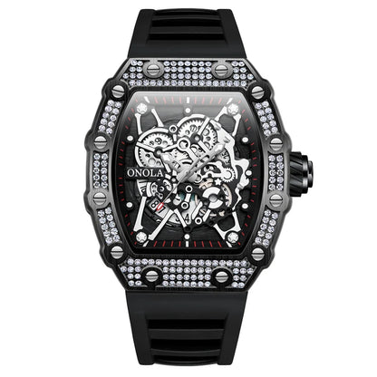 New ONOLA Men’s Watch 2022: diamond-inlay, quartz accuracy, waterproof.