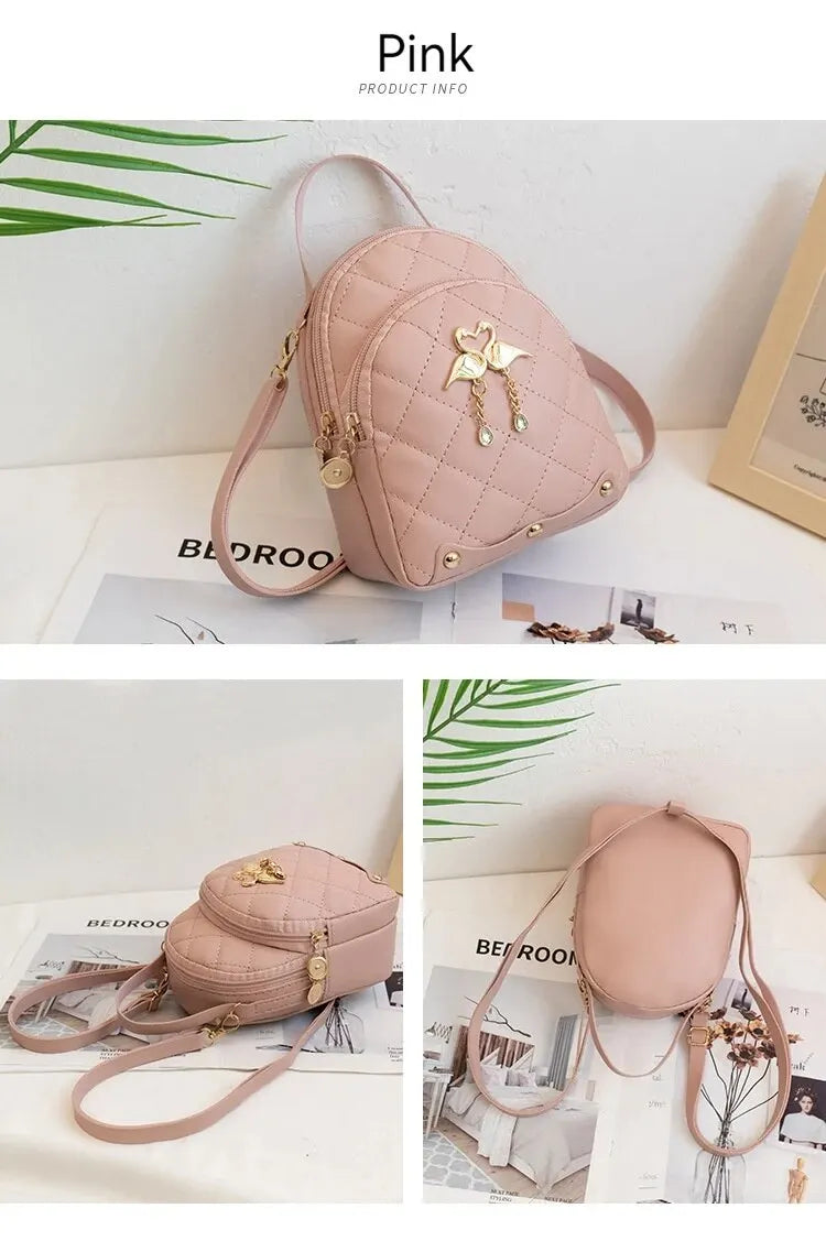 Ladies’ Fashion Backpack by Rilibegan — Ins New Style, Mini Crossbody/Backpack