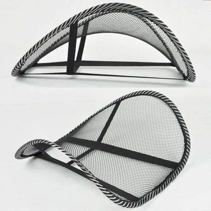 Ergonomic Back Support Cushion – Mesh Lumbar Pad for Car & Office Chairs
