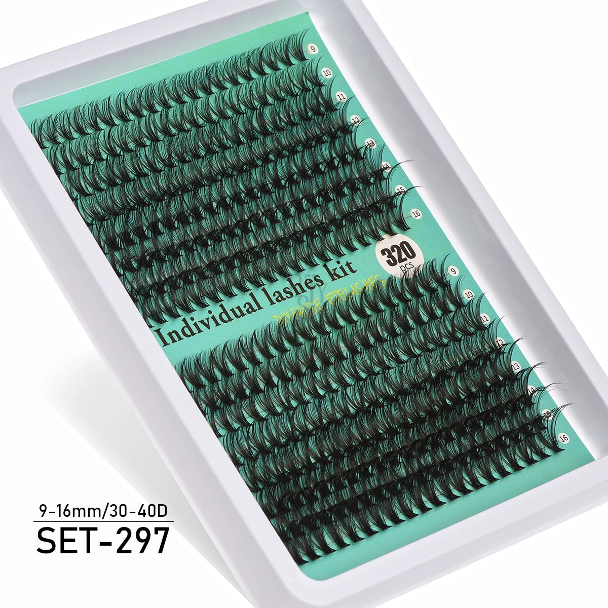 600pcs DIY Eyelash Extensions Kit — Thick Fluffy 30D/100D, Mix Length