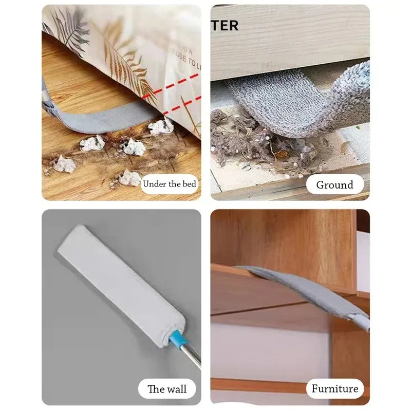Telescopic Duster Brush – Long-Handle Gap Cleaner for Bedside & Sofa, Dust Removal Tool