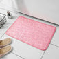 One-Piece Embossed Fiber Carpet — Anti-Slip Pebble Mat for Home