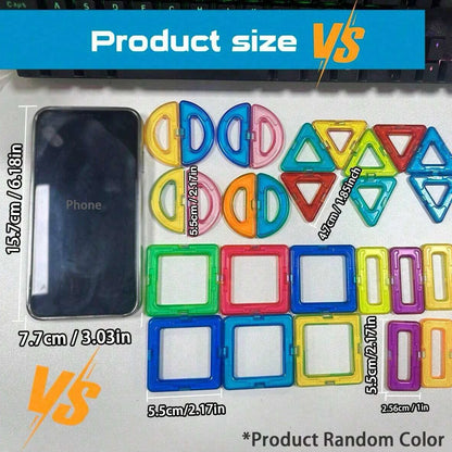 STEM Learning Magnetic Blocks — Medium DIY Construction Toys