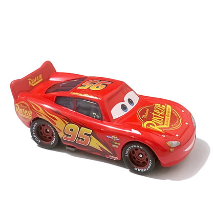 Cars 1:55 Die-Cast Toy Cars (Disney Pixar) – Lightning McQueen, Chick Hicks, The King, Jackson Storm