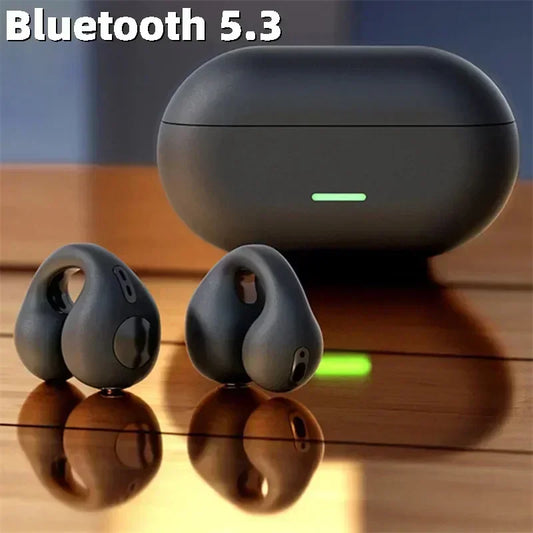 T75 Bone Conduction Headphones – Wireless Bluetooth 5.3, HiFi Sound, Waterproof