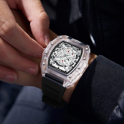 Fashionable Men’s Watch — BK134 Barrel Design, Waterproof Sports Clock