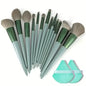 10-Piece Soft Fluffy Makeup Brush Set – Foundation, Powder, Eyeshadow, Kabuki