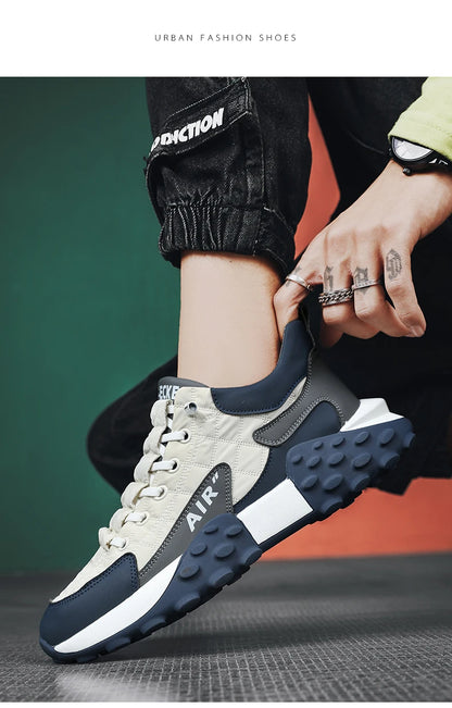 Men’s Luxury Chunky Sneakers — Casual Running Shoes for Everyday Style