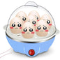 7-Egg Boiler & Steamer — Multi-Function Electric Egg Cooker