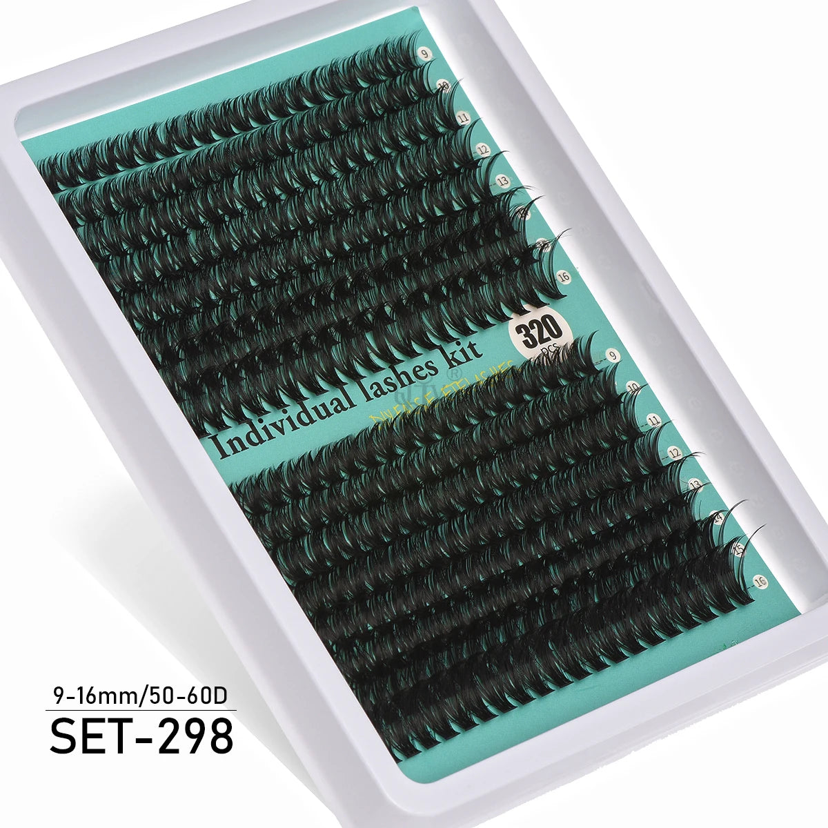 600pcs DIY Eyelash Extensions Kit — Thick Fluffy 30D/100D, Mix Length