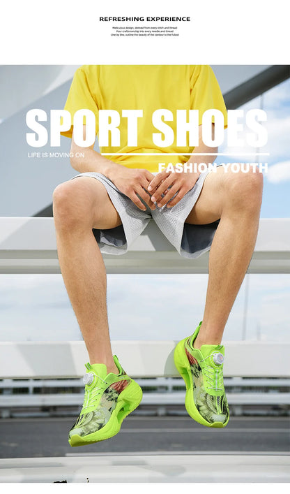 Running Shoes for Marathon Training — Men, Breathable & Lightweight
