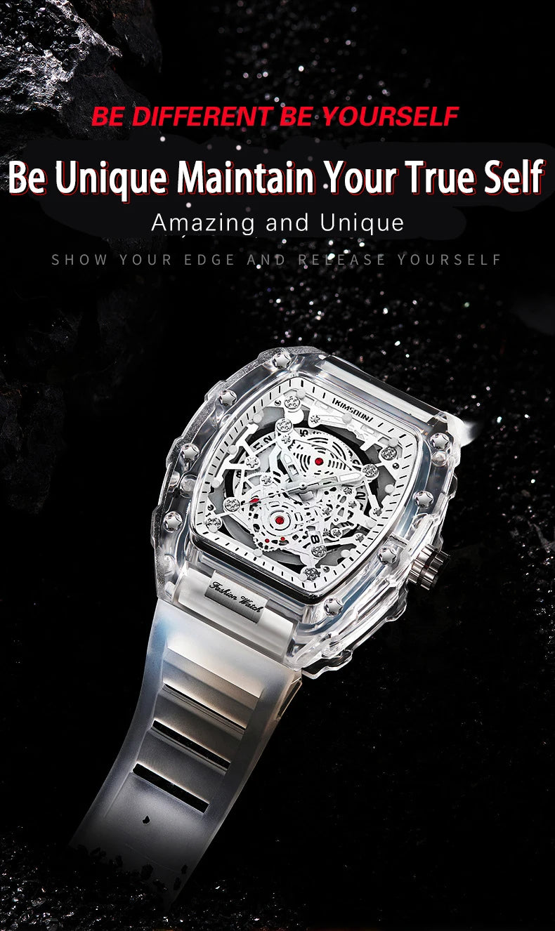 Fashionable Men’s Watch — BK134 Barrel Design, Waterproof Sports Clock