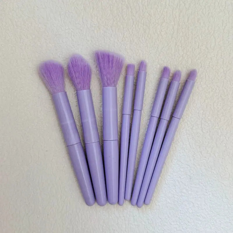 10-Piece Soft Fluffy Makeup Brush Set – Foundation, Powder, Eyeshadow, Kabuki
