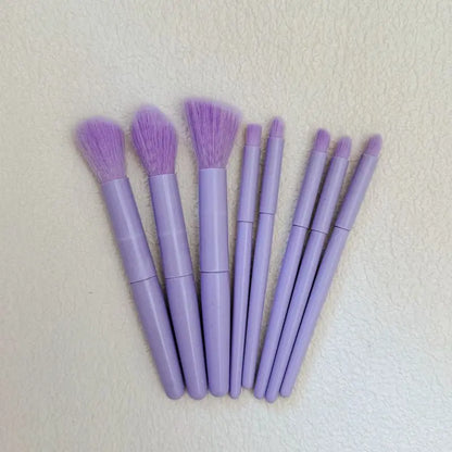10-Piece Soft Fluffy Makeup Brush Set – Foundation, Powder, Eyeshadow, Kabuki
