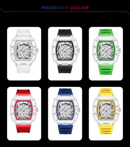 Fashionable Men’s Watch — BK134 Barrel Design, Waterproof Sports Clock