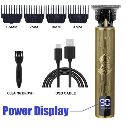 T9 Professional Hair Clipper for Men – Electric Cutting Machine, Rechargeable Barber Shaver