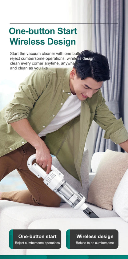 15000Pa Multifunctional Wireless Handheld Vacuum—Powerful HEPA Car & Home Cleaner