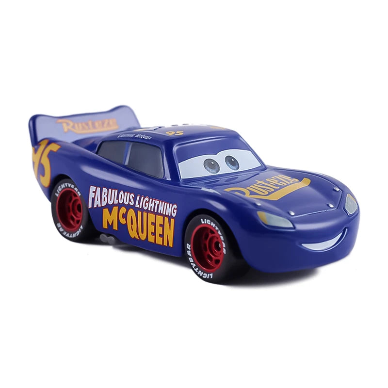 Cars 1:55 Die-Cast Toy Cars (Disney Pixar) – Lightning McQueen, Chick Hicks, The King, Jackson Storm