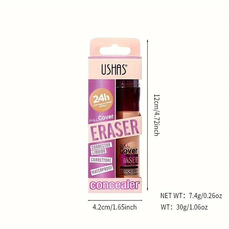 Sponge Head Concealer for Dark Circles & Skin Issues — Long-Lasting Moisturizing Foundation