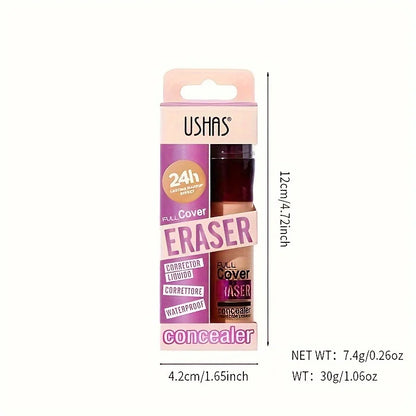 Sponge Head Concealer for Dark Circles & Skin Issues — Long-Lasting Moisturizing Foundation