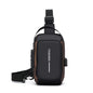 Oxford Fabric Sling Bag for Men — Crossbody Chest Pack, Zip Closure