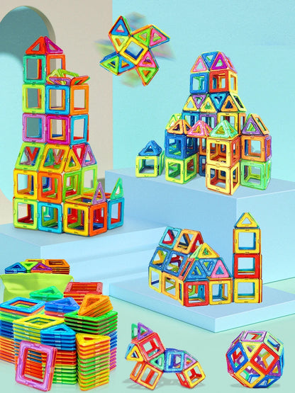 STEM Learning Magnetic Blocks — Medium DIY Construction Toys