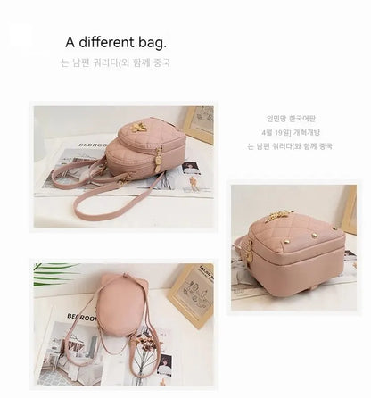 Ladies’ Fashion Backpack by Rilibegan — Ins New Style, Mini Crossbody/Backpack
