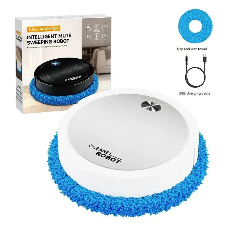 Floor Mopping Robots — Silent, Wet & Dry Cleaning, Smart Home Automatic Floor Scrubber