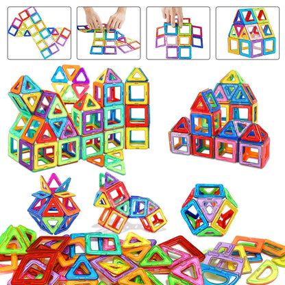 STEM Learning Magnetic Blocks — Medium DIY Construction Toys
