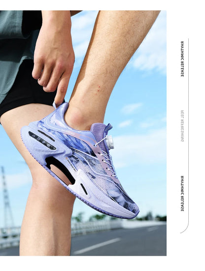 Running Shoes for Marathon Training — Men, Breathable & Lightweight