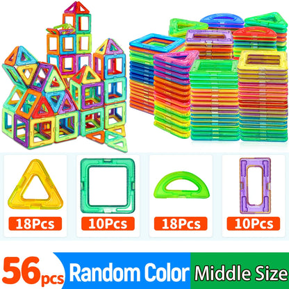 STEM Learning Magnetic Blocks — Medium DIY Construction Toys